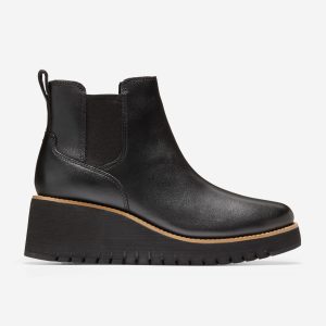 Women's ZERØGRAND City Wedge Waterproof Boots
