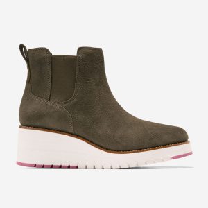 Women's ZERØGRAND City Wedge Waterproof Boots