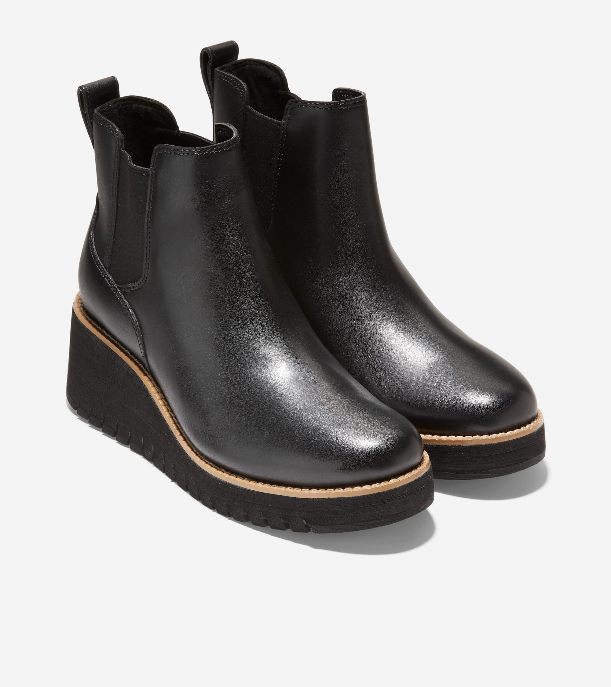 Women's ZERØGRAND City Wedge Waterproof Boots - Image 4
