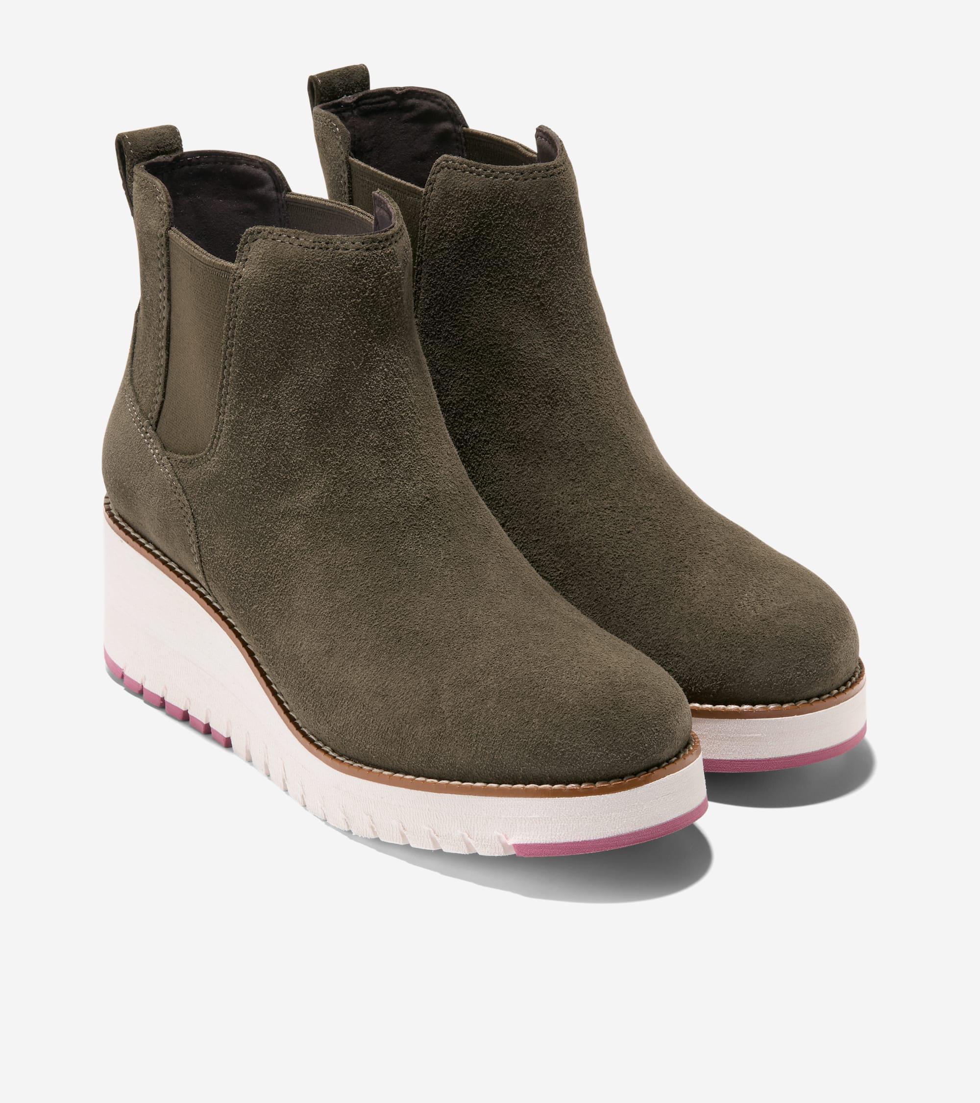 Women's ZERØGRAND City Wedge Waterproof Boots - Image 5
