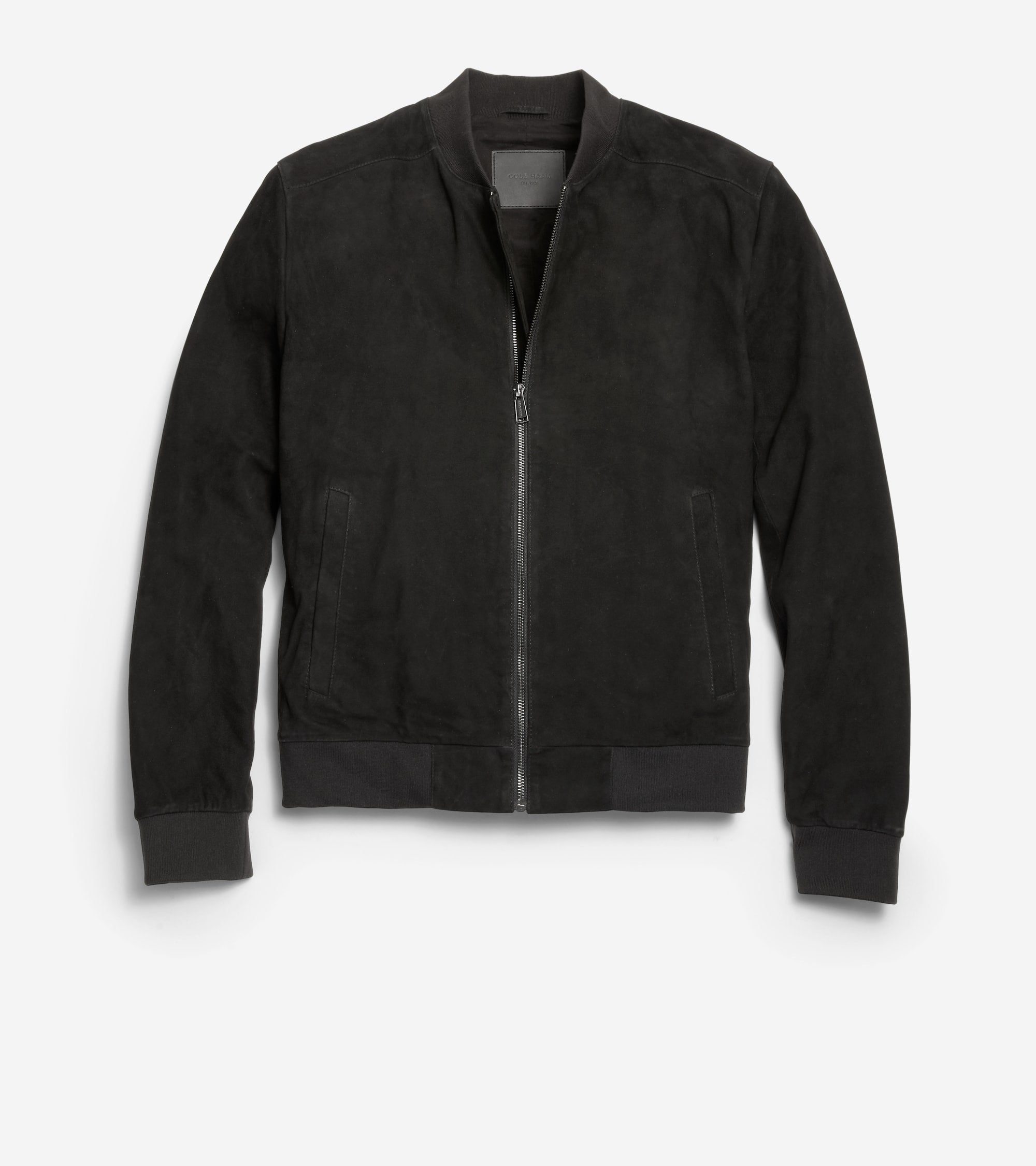 Men's Zip-up Suede Jacket - Image 3