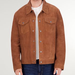 Men's Trucker Suede Jacket