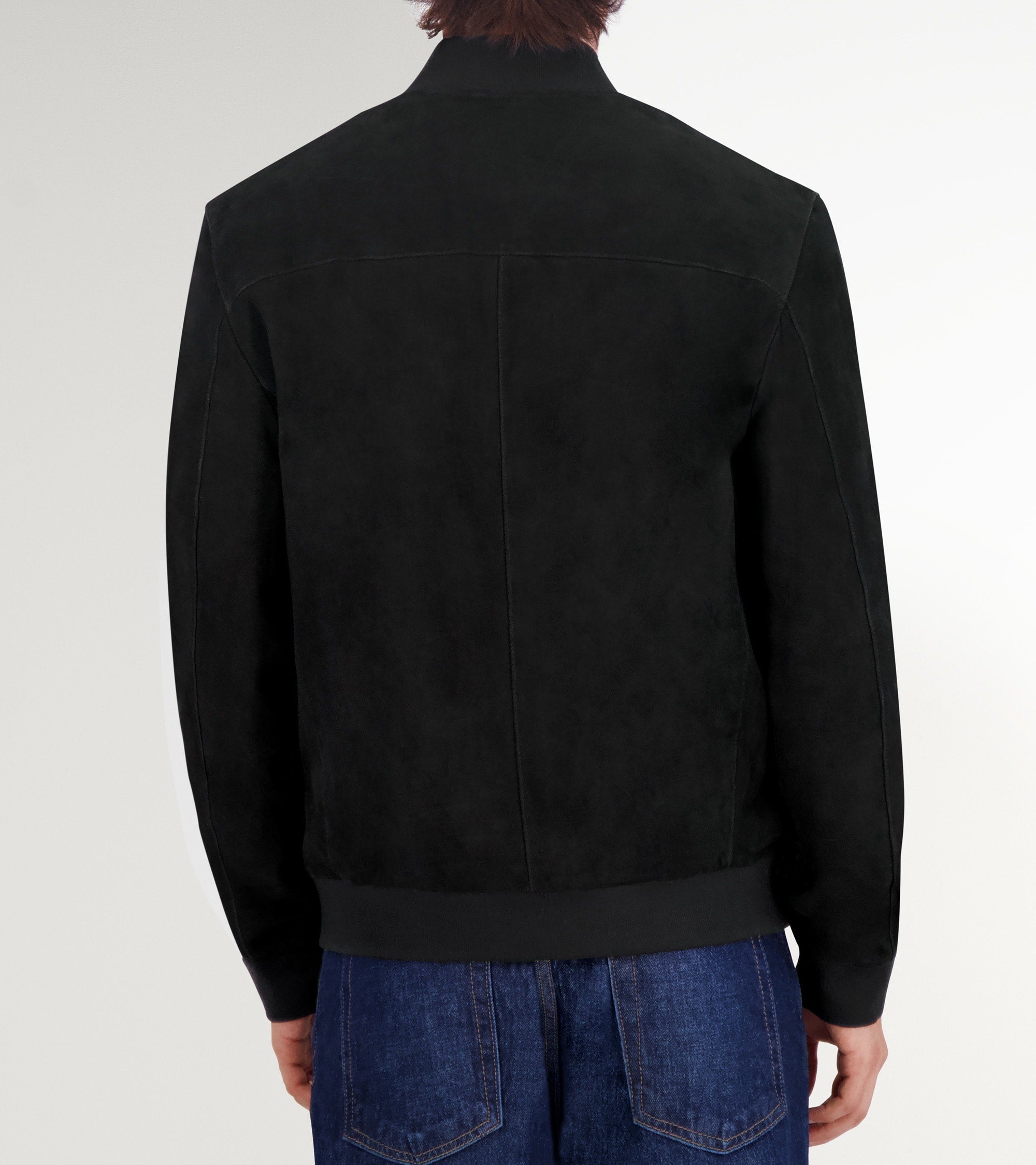 Men's Zip-up Suede Jacket - Image 2