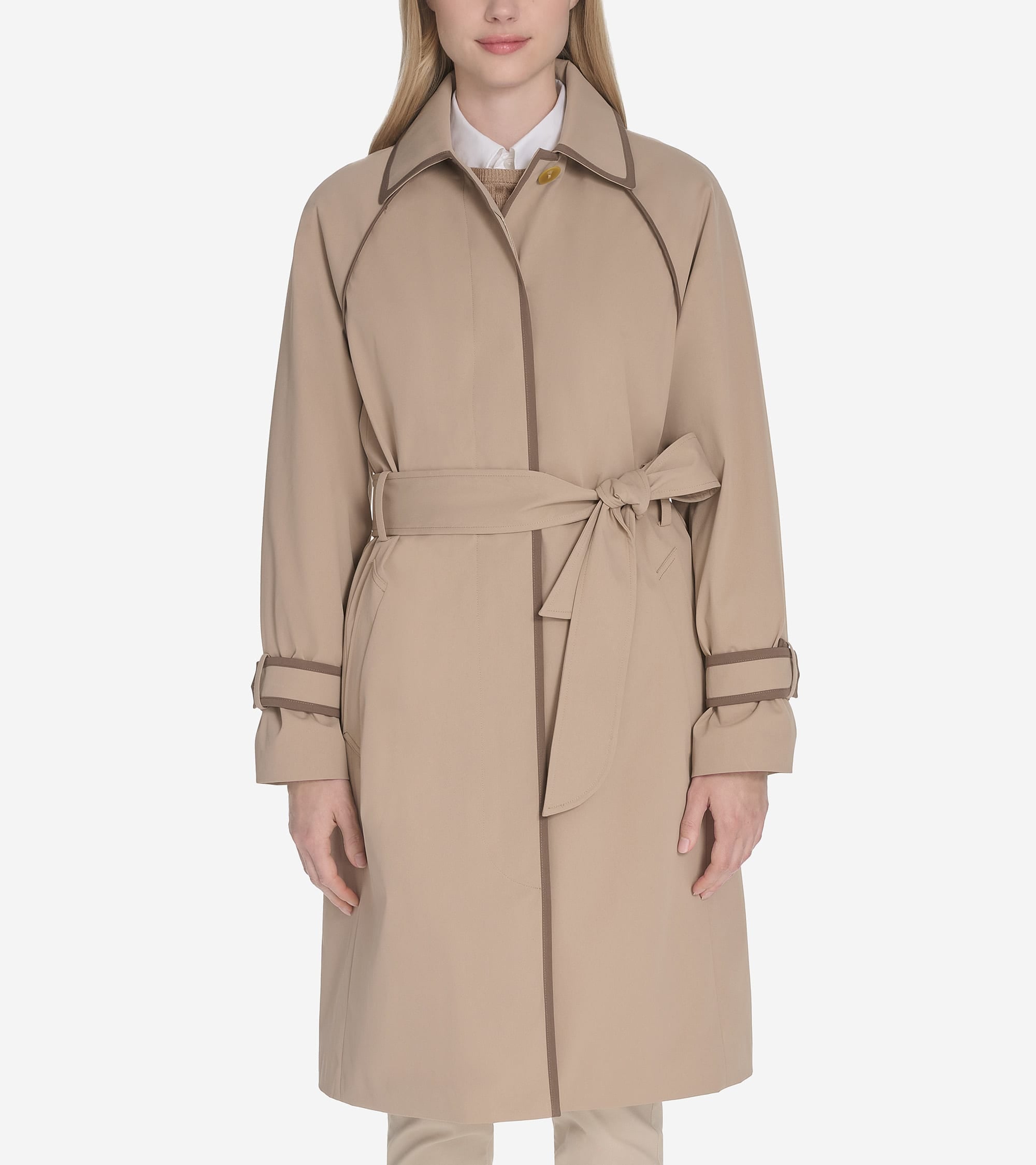Women's Twill Trench Coat