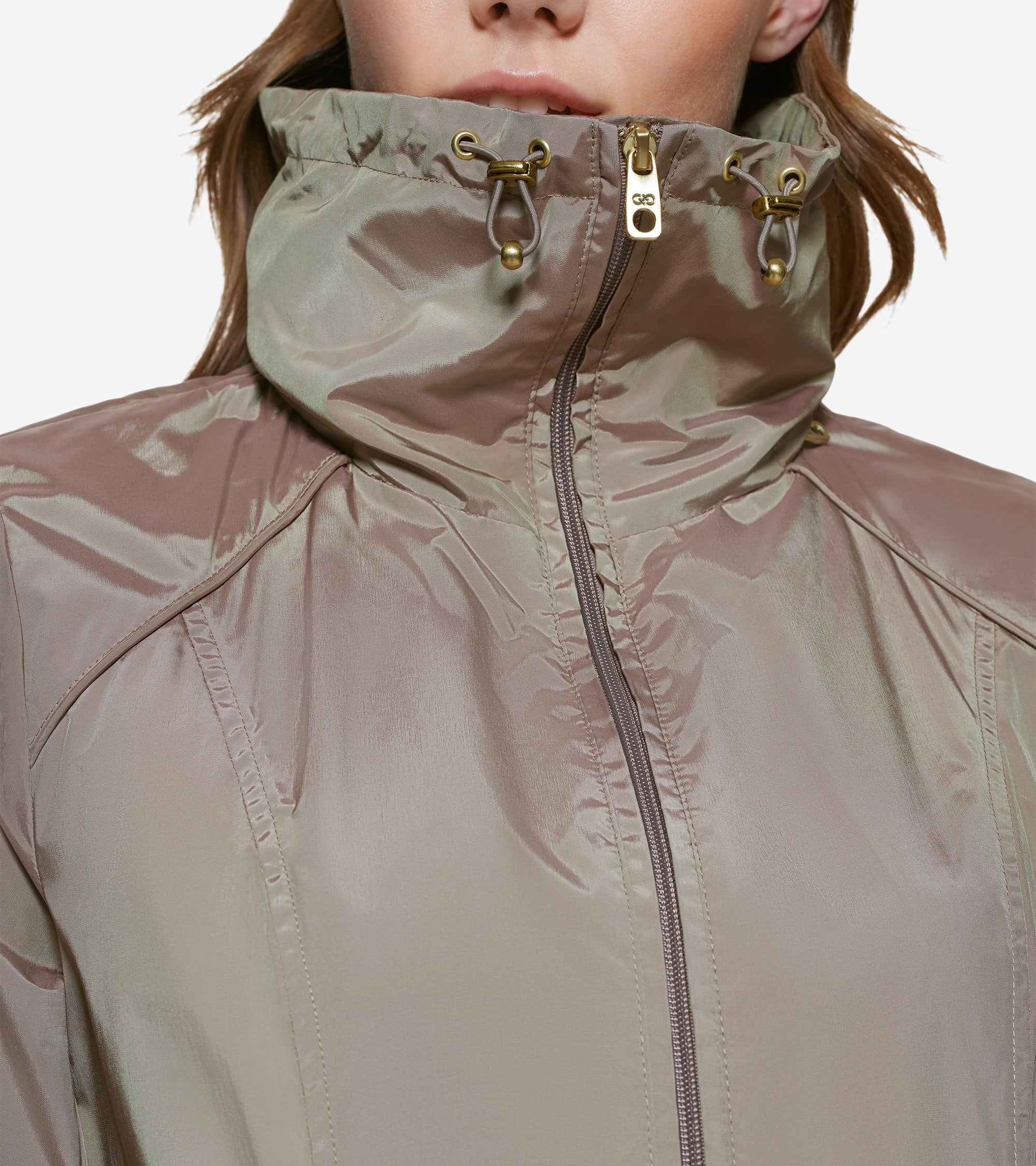 Women's Packable Travel Rain Jacket - Image 3